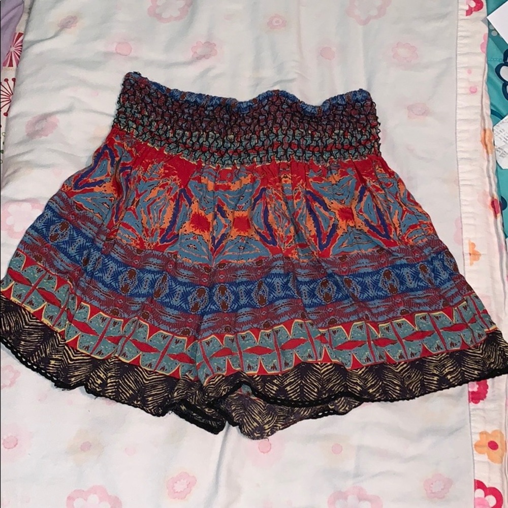 Tribal print shorts